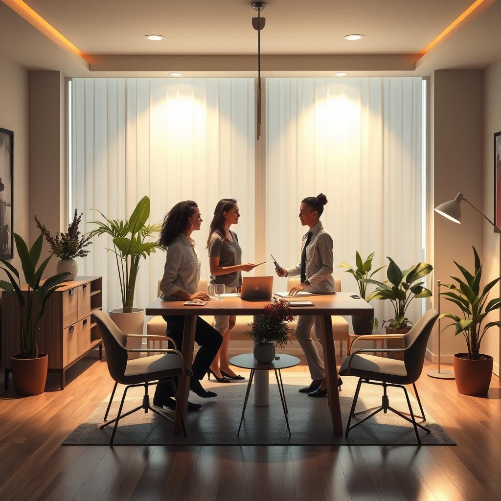 Escritórios modernos: design, funcionalidade e inovação