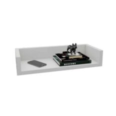 Nicho Akimob MDF 80x25x120cm retangular, acabamento fosco acetinado, estrutura reforçada e uso modular.