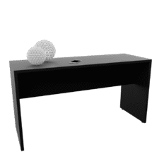 Aparador Akimob 120cm em MDF, cor neutra, usado em sala de estar moderna.