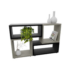 Composição de Nichos Akimob MDF 100x25x70cm modular horizontal.