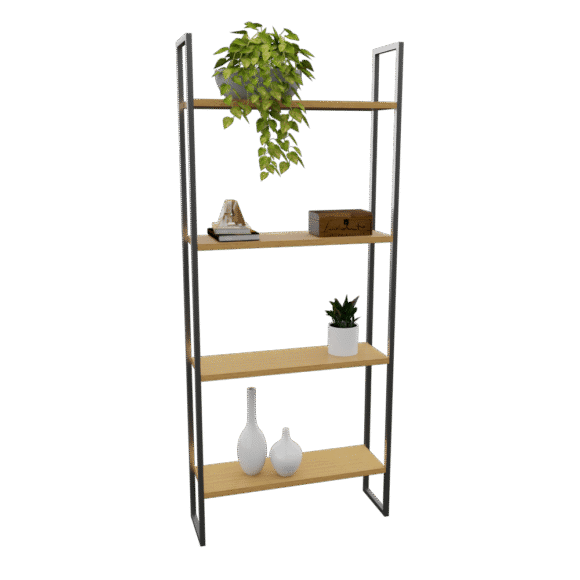 Estante com Aço Tubular + 4 Prateleiras